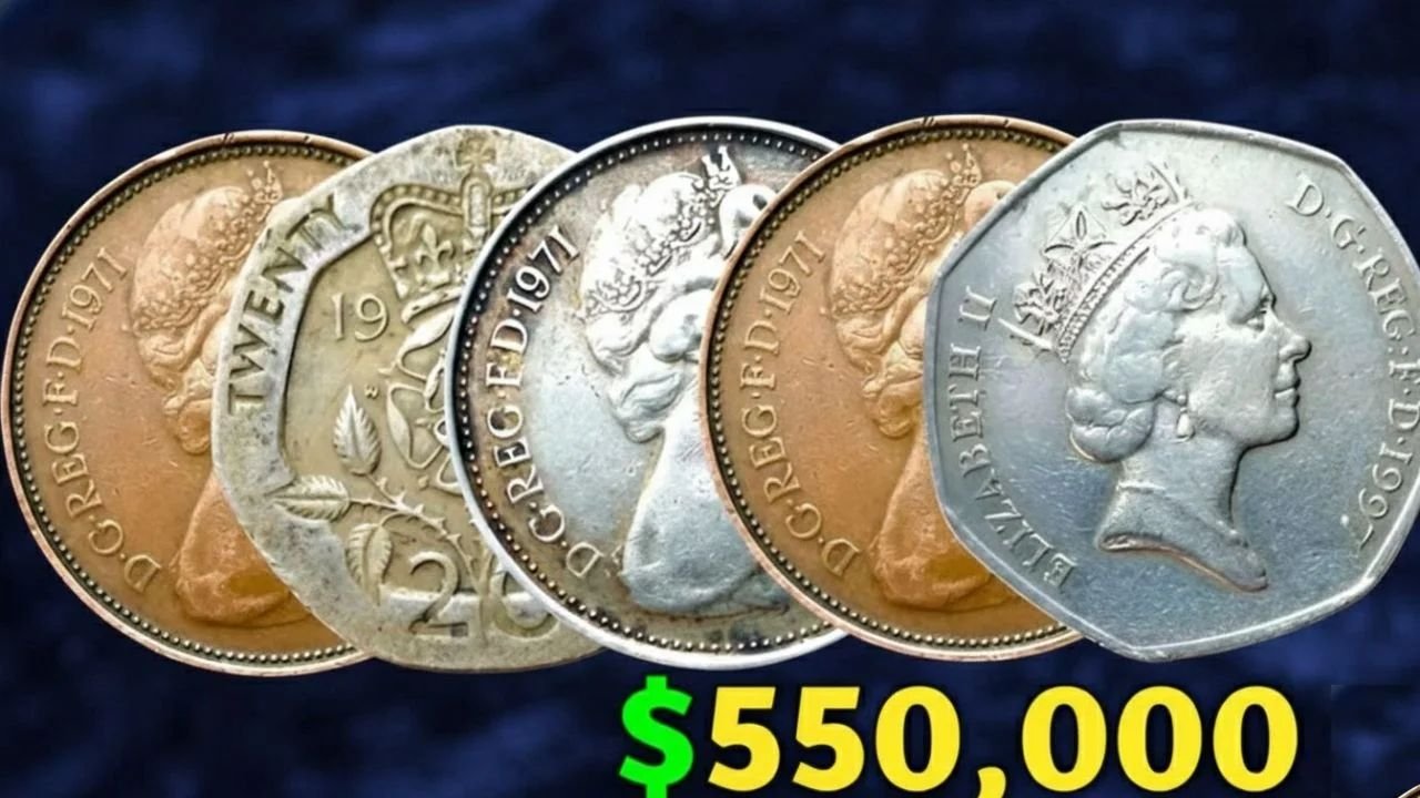 Top 5 Ultra Rare UK Elizabeth “New Pence” Coins Worth Big Money